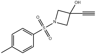 3-ethynyl-1-tosylazetidin-3-ol Struktur