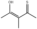 3-Pentene-2-thione, 4-hydroxy-3-methyl-, (3Z)- (9CI) Struktur