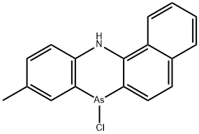 7-Chloro-7,12-dihydro-9-methylbenzo[c]phenarsazine Struktur