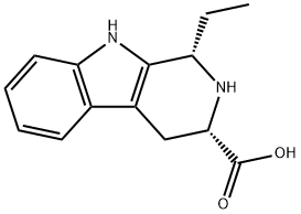 (1S,3S)-1-ETHYL-2,3,4,9-TETRAHYDRO-1H-PYRIDO[3,4-B]INDOLE-3-CARBOXYLIC ACID Struktur