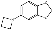 Azetidine, 1-(1,3-benzodioxol-5-yl)- Struktur