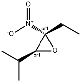 Oxirane, 2-ethyl-3-(1-methylethyl)-2-nitro-, trans- (9CI) Struktur