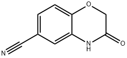 3-oxo-3,4-dihydro-2H-benzo[b][1,4]oxazine-6-carbonitrile Struktur