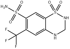 HYDROFLUMETHIAZIDE Struktur