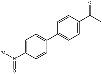 1-(4'-nitro[1,1'-biphenyl]-4-yl)ethan-1-one Struktur