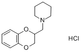 1-[(2,3-dihydro-1,4-benzodioxin-2-yl)methyl]piperidinium chloride  Struktur