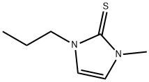 1-methyl-3-propylimidazole-2-thione Struktur