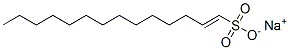 sodium tetradecene-1-sulphonate  Struktur
