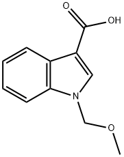 1-(METHOXYMETHYL)-1H-INDOLE-3-CARBOXYLIC ACID Struktur