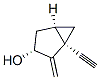 Bicyclo[3.1.0]hexan-3-ol, 1-ethynyl-2-methylene-, [1S-(1alpha,3alpha,5alpha)]- (9CI) Struktur