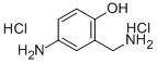 2-AMINOMETHYL-P-AMINOPHENOL 2HCL Struktur