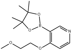 4-(2-Methoxyethoxy)-3-(4,4,5,5-tetraMethyl-1,3,2-dioxaborolan-2-yl)pyridine Struktur