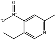 5-ethyl-2-Methyl-4-nitropyridine Struktur