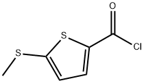 2-Thiophenecarbonylchloride,5-(methylthio)-(9CI) Struktur