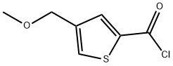 2-Thiophenecarbonylchloride,4-(methoxymethyl)-(9CI) Struktur