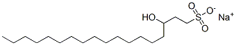 SODIUM3-HYDROXY-1-OCTADECANESULPHONATE Struktur