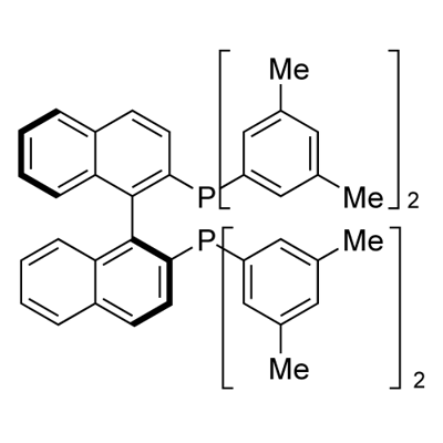 (S)-(-)-2,2'-Bis[di(3,5-xylyl)phosphino]-1,1'-binaphthyl Structure