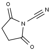 1-Pyrrolidinecarbonitrile,2,5-dioxo-(9CI) Struktur