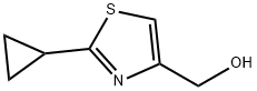 (2-cyclopropylthiazol-4-yl)Methanol Struktur