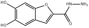 2-Benzofurancarboxylicacid,5,6-dihydroxy-,hydrazide(9CI) Struktur