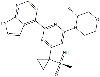 AZD6738 Struktur