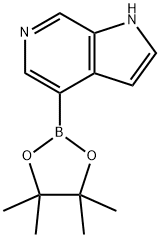 1H-Pyrrolo[2,3-c]pyridine, 4-(4,4,5,5-tetraMethyl-1,3,2-dioxaborolan-2-yl)- Struktur