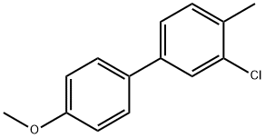 2-Chloro-4-(4-methoxyphenyl)-1-methylbenzene Struktur