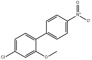 4-Chloro-2-methoxy-1-(4-nitrophenyl)benzene Struktur