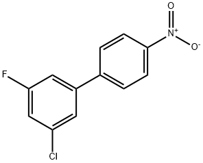 1-Chloro-3-fluoro-5-(4-nitrophenyl)benzene Struktur