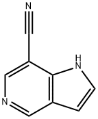 1H-Pyrrolo[3,2-c]pyridine-7-carbonitrile Struktur