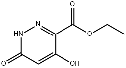 ethyl 4,6-dihydroxypyridazine-3-carboxylate Struktur