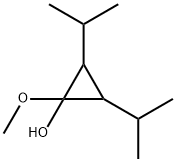 Cyclopropanol, 1-methoxy-2,3-bis(1-methylethyl)- (9CI) Struktur