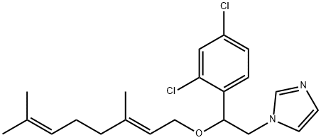 1-(2-(2,4-Dichlorophenyl)-2-(geranyloxy)ethyl)-1H-imidazole Struktur