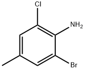 2-Bromo-6-chloro-4-methylaniline Struktur