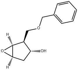 (1S,2S,3R,5R)-2-(Benzyloxy)Methyl-6-oxabicyclo[3.1.0]hexan-3-ol Struktur