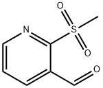 2-(Methylsulfonyl)nicotinaldehyde Struktur