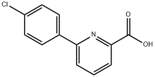 6-(4-Chlorophenyl)-picolinic acid Struktur