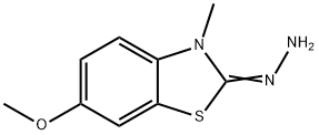 6-Methoxy-3-methyl-2(3H)-benzothiazolone hydrazone Struktur