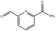 2-Pyridinecarboxamide, 6-formyl- (9CI) Struktur