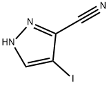 4-Iodo-1H-pyrazole-5-carbonitrile Struktur