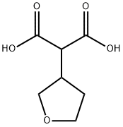 2-(TETRAHYDROFURAN-3-YL)MALONICACID Struktur