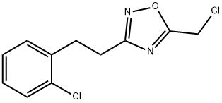 3-(2-chlorophenethyl)-5-(chloroMethyl)-1,2,4-oxadiazole Struktur