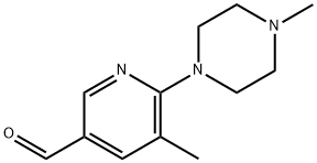 5-Methyl-6-(4-Methylpiperazin-1-yl)nicotinaldehyde Struktur