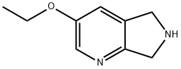 3-ethoxy-6,7-dihydro-5H-pyrrolo[3,4-b]pyridine Struktur