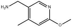 C-(6-Methoxy-4-Methyl-pyridin-3-yl)-MethylaMine Struktur