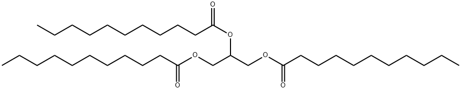 TRIUNDECANOIN Struktur