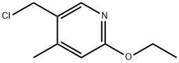 Pyridine, 5-(chloroMethyl)-2-ethoxy-4-Methyl- Struktur