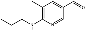 5-Methyl-6-(propylaMino)nicotinaldehyde Struktur