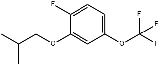 1-Fluoro-2-isobutoxy-4-(trifluoroMethoxy)benzene Struktur