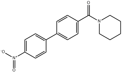 1-{[4-(4-Nitrophenyl)phenyl]carbonyl}piperidine Struktur